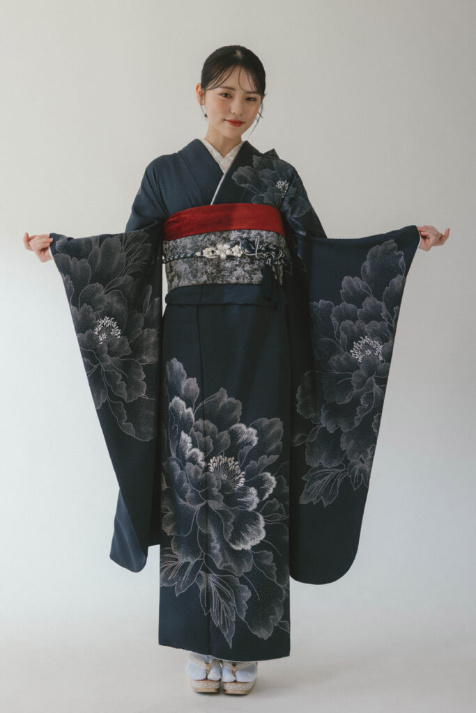 銀大花 ネイビー